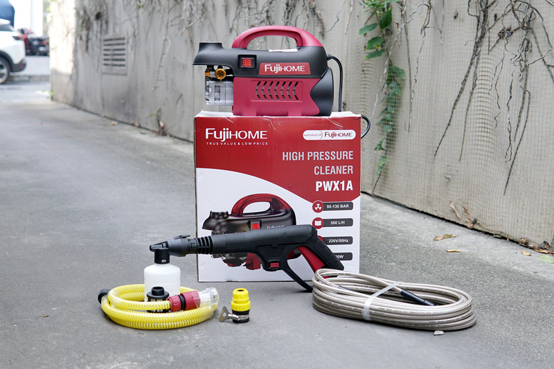 Máy rửa xe mô tơ cảm ứng từ Fujihome PWX1A - Hàng chính hãng