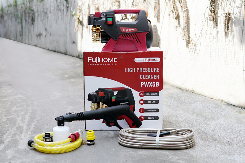 Máy rửa xe mô tơ cảm ứng từ Fujihome PWX5B - Hàng chính hãng