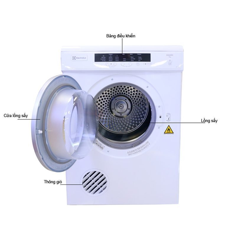 Máy sấy quần áo Electrolux EDV6552 - Hàng chính hãng