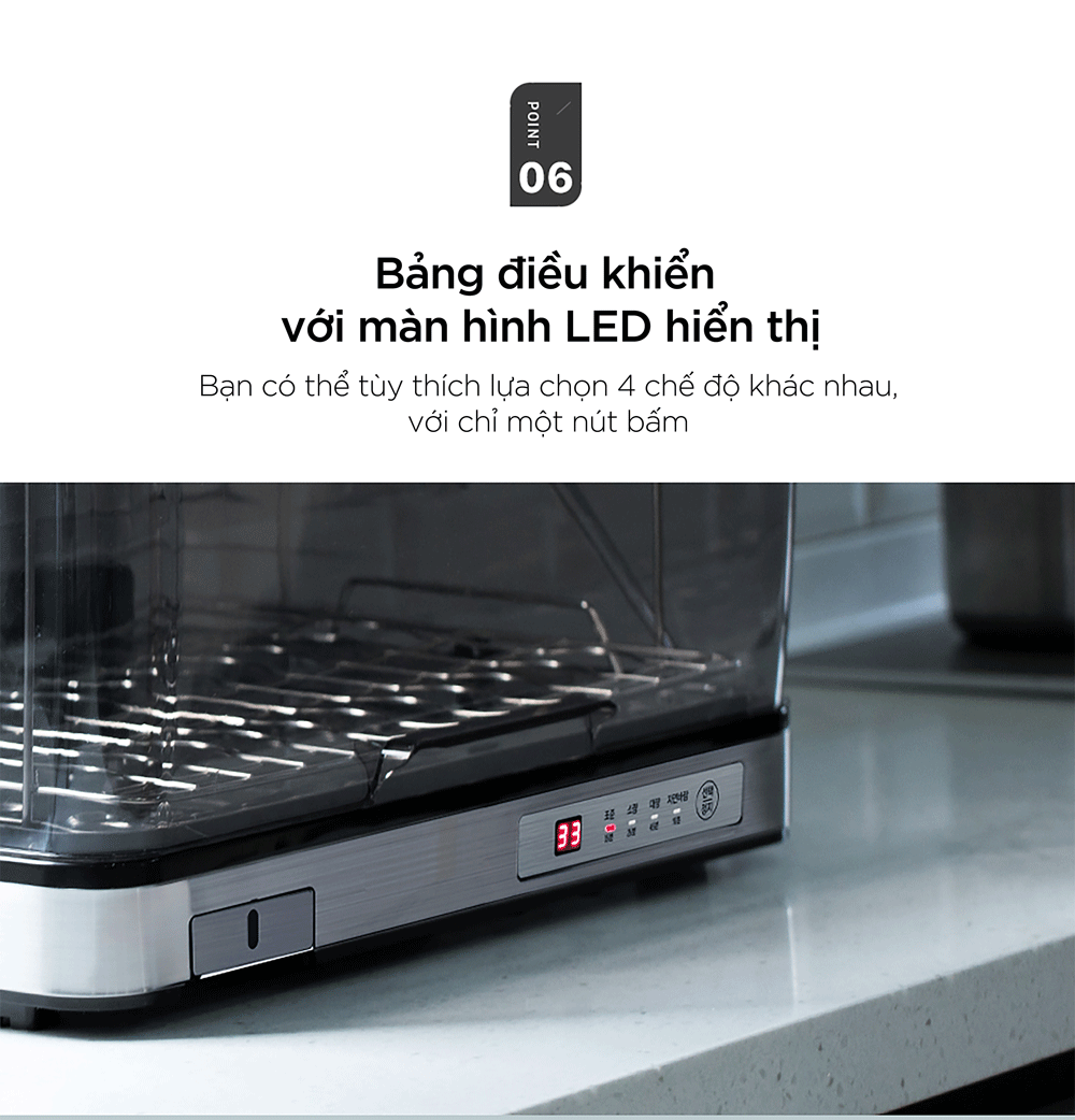 Máy sấy bát Cuckoo CDD-A9010S 40 lít - Hàng chính hãng