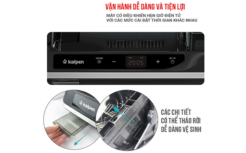 Máy sấy bát diệt khuẩn UV Kalpen DD99 - Hàng chính hãng