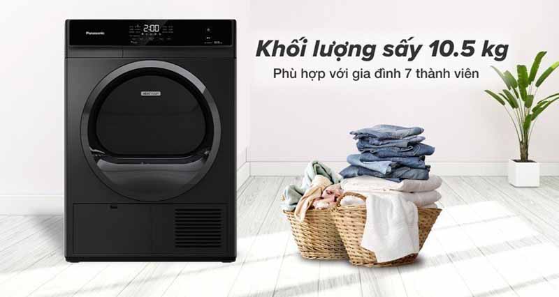 Máy sấy bơm nhiệt Panasonic inverter NH-EH05JD1BV - Hàng chính hãng