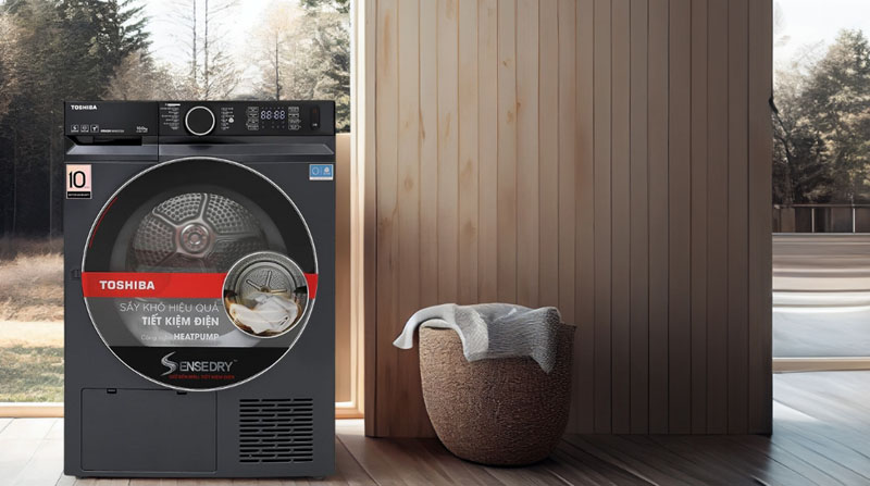 Máy sấy bơm nhiệt Toshiba 10 kg TD-BP110GHV(MG) - Hàng chính hãng