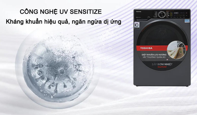 Máy sấy bơm nhiệt Toshiba inverter TD-T25BS110HWV(MG) - Hàng chính hãng