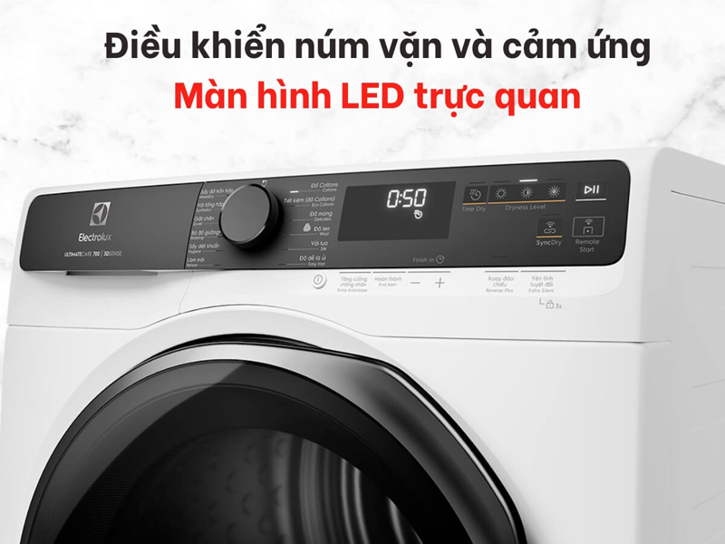 Máy sấy bơm nhiệt Electrolux EDH903R7WC - Hàng chính hãng