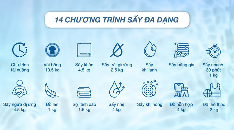 Máy sấy bơm nhiệt LG DVHP50P - Hàng chính hãng