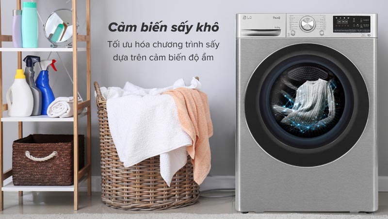 Máy sấy bơm nhiệt LG DVHP50P - Hàng chính hãng