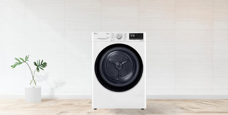 Máy sấy bơm nhiệt LG inverter DVHP50W - Hàng chính hãng