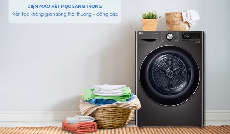 Máy sấy bơm nhiệt LG DVHP50B - 10.5 kg - Hàng chính hãng
