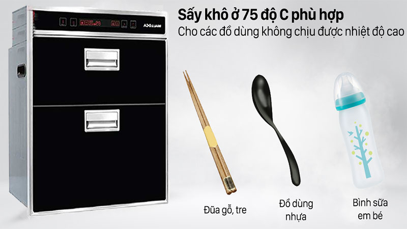 Máy sấy chén Malloca ZLD110-A3B - Hàng chính hãng