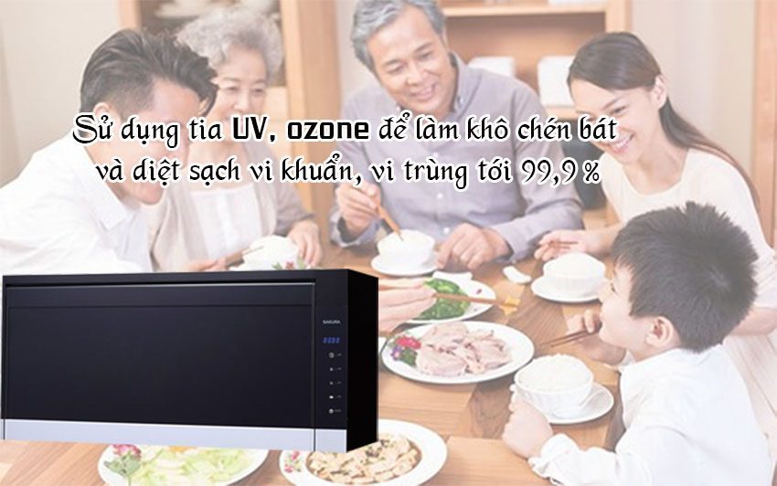 Máy sấy chén Sakura Q-7583XL - Hàng chính hãng