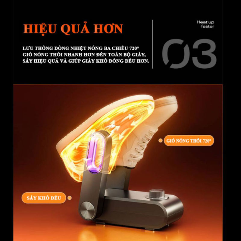 Máy sấy giày Tiross TS8831 - Hàng chính hãng