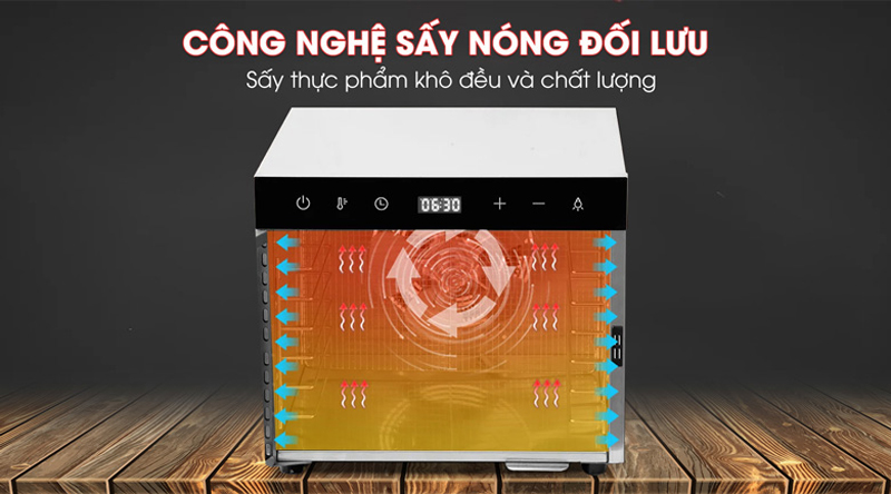 Máy sấy hoa quả NewSun SS-06H - Hàng chính hãng