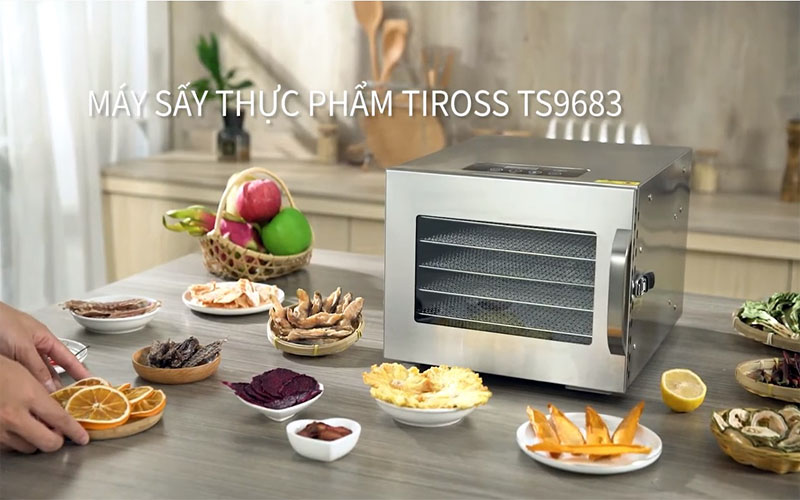 Máy sấy hoa quả Tiross TS9683 - Hàng chính hãng