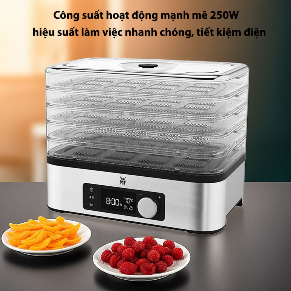 Máy sấy hoa quả, thực phẩm 5 tầng WMF Kitchenminis - Hàng chính hãng