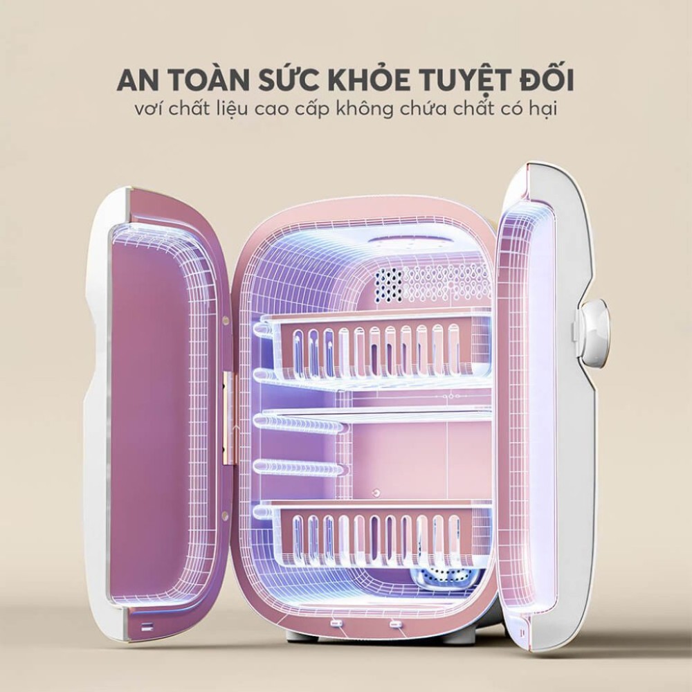 Máy sấy khô và tiệt trùng UV Elmich Babyca USE-8780 - Hàng chính hãng