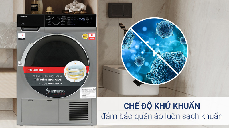 Máy sấy ngưng tụ Toshiba TD-K90MEV(SK) - Hàng chính hãng
