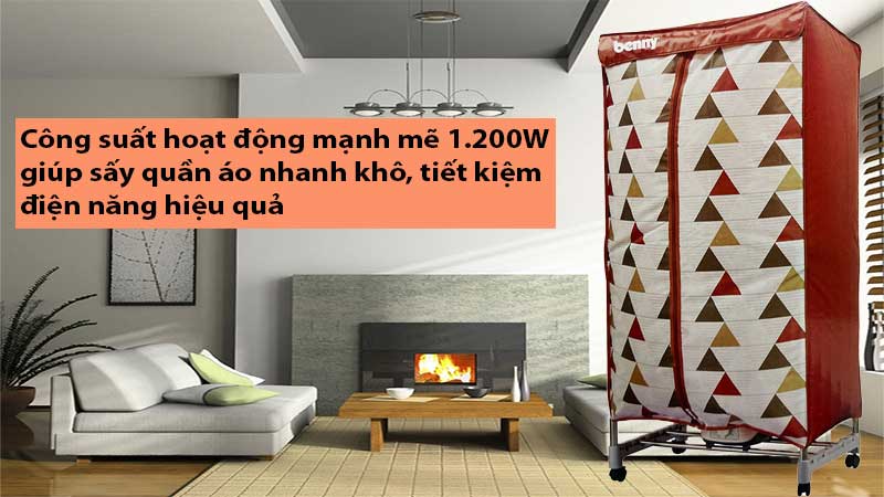 Máy sấy quần áo Benny BD-03 - Hàng chính hãng