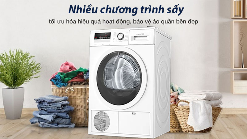 Máy sấy quần áo Bosch WTH85V0GPL - Hàng chính hãng