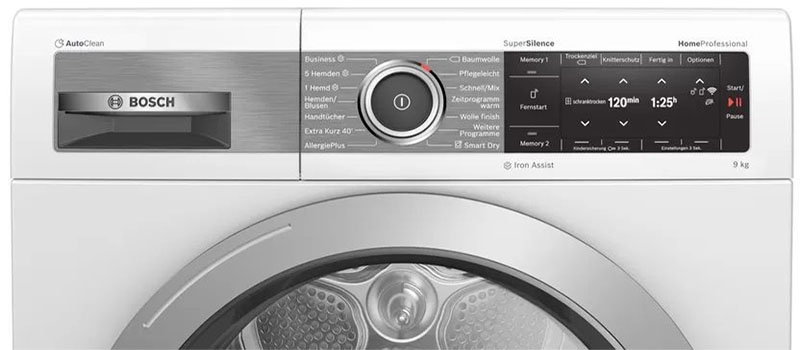 Máy sấy quần áo Bosch WTX87E40 - Hàng chính hãng
