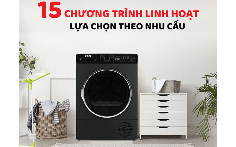 Máy sấy quần áo Kaff KF-DR113L09BL/WH - Hàng chính hãng