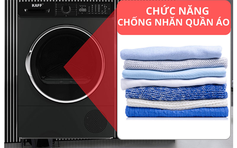 Máy sấy quần áo Kaff KF-DR113L09BL/WH - Hàng chính hãng