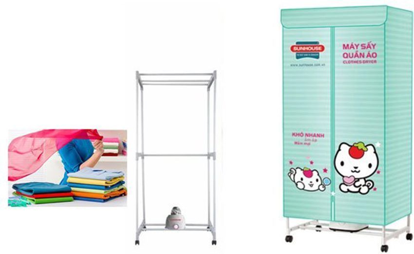 Chức năng của máy sấy quần áo Sunhouse SHD-2702 