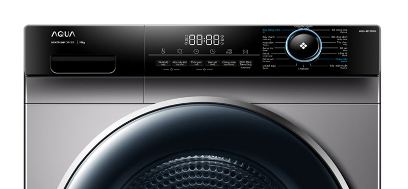 Máy sấy bơm nhiệt Aqua 10 kg AQH-H1000H(PS) - Hàng chính hãng