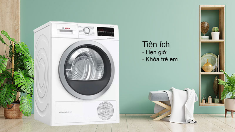 Máy sấy quần áo Bosch WQG24200SG - Hàng chính hãng