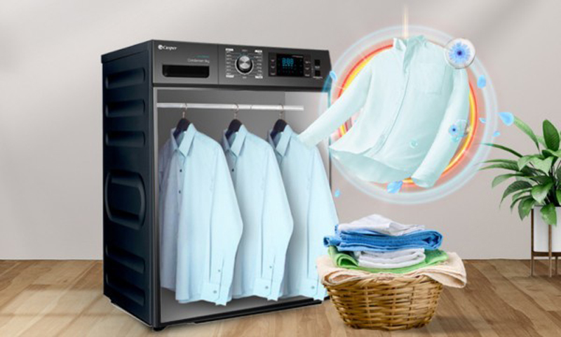 Máy sấy quần áo Casper inverter 8kg TD-80CGB - Hàng chính hãng
