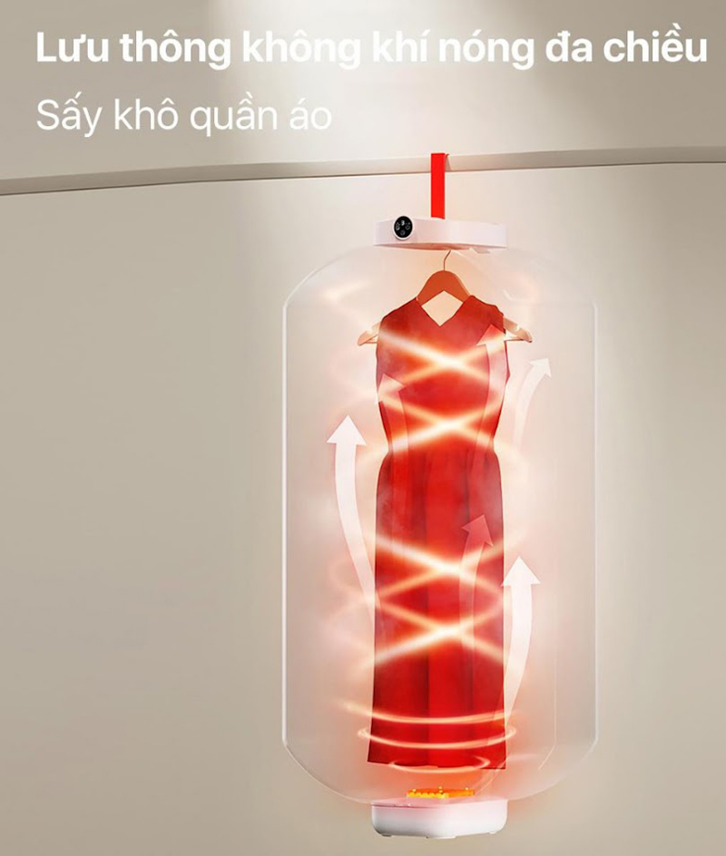 Máy sấy quần áo gấp gọn Deerma GY700W - Hàng chính hãng