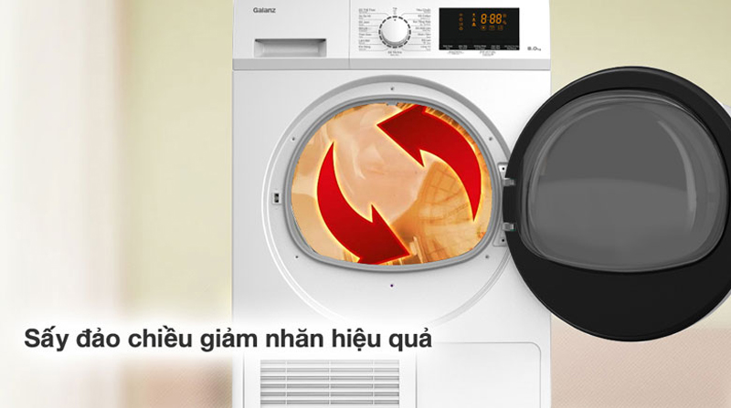 Công nghệ sấy đảo chiều giảm nhăn quần áo hiệu quả