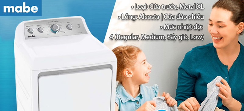 Máy sấy quần áo Mabe SME47N5XNBCT2 - 20 Kg - Hàng chính hãng