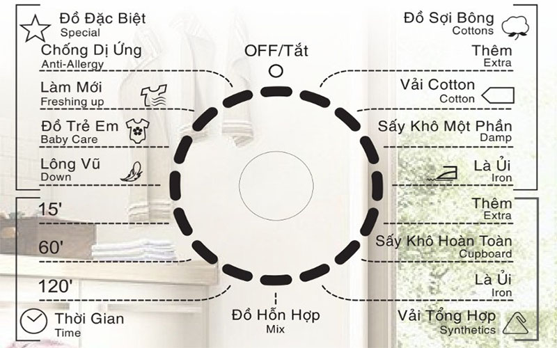 Máy sấy quần áo thông hơi Texgio TGDV802 - Hàng chính hãng
