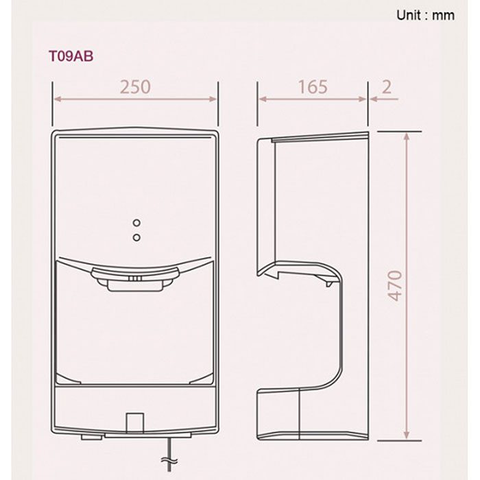 Máy sấy tay KDK T09AC - Hàng chính hãng