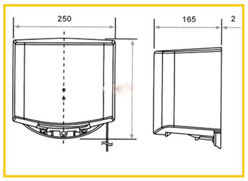 Máy sấy tay cảm ứng Smartliving YM202 - Hàng chính hãng