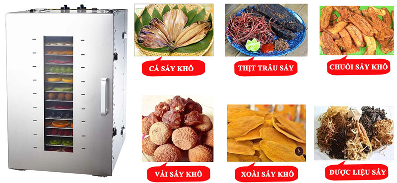 Máy sấy thực phẩm 16 khay Septree ST-02 - Hàng chính hãng