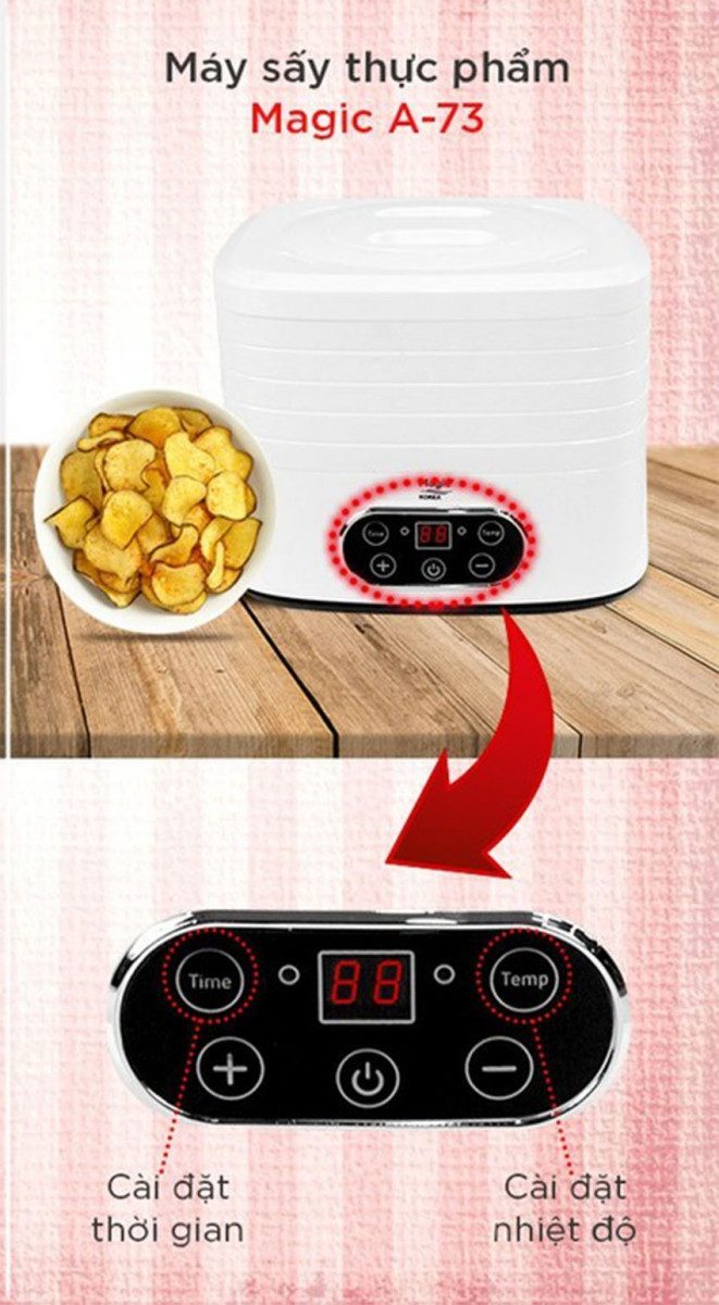Máy sấy thực phẩm Magic Korea A-73 - Hàng chính hãng