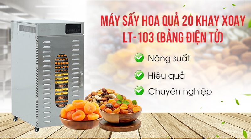 Máy sấy hoa quả Newsun NS-LT103 - Hàng chính hãng