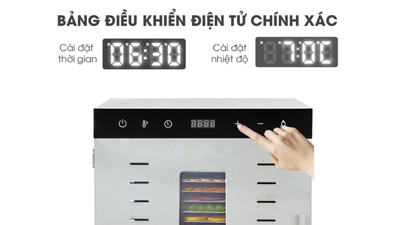 Máy sấy thực phẩm 12 khay NewSun SS-12H - Hàng chính hãng