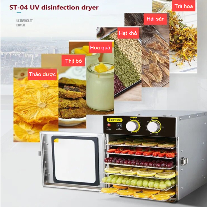 Máy sấy thực phẩm Septree ST-04 - Hàng chính hãng