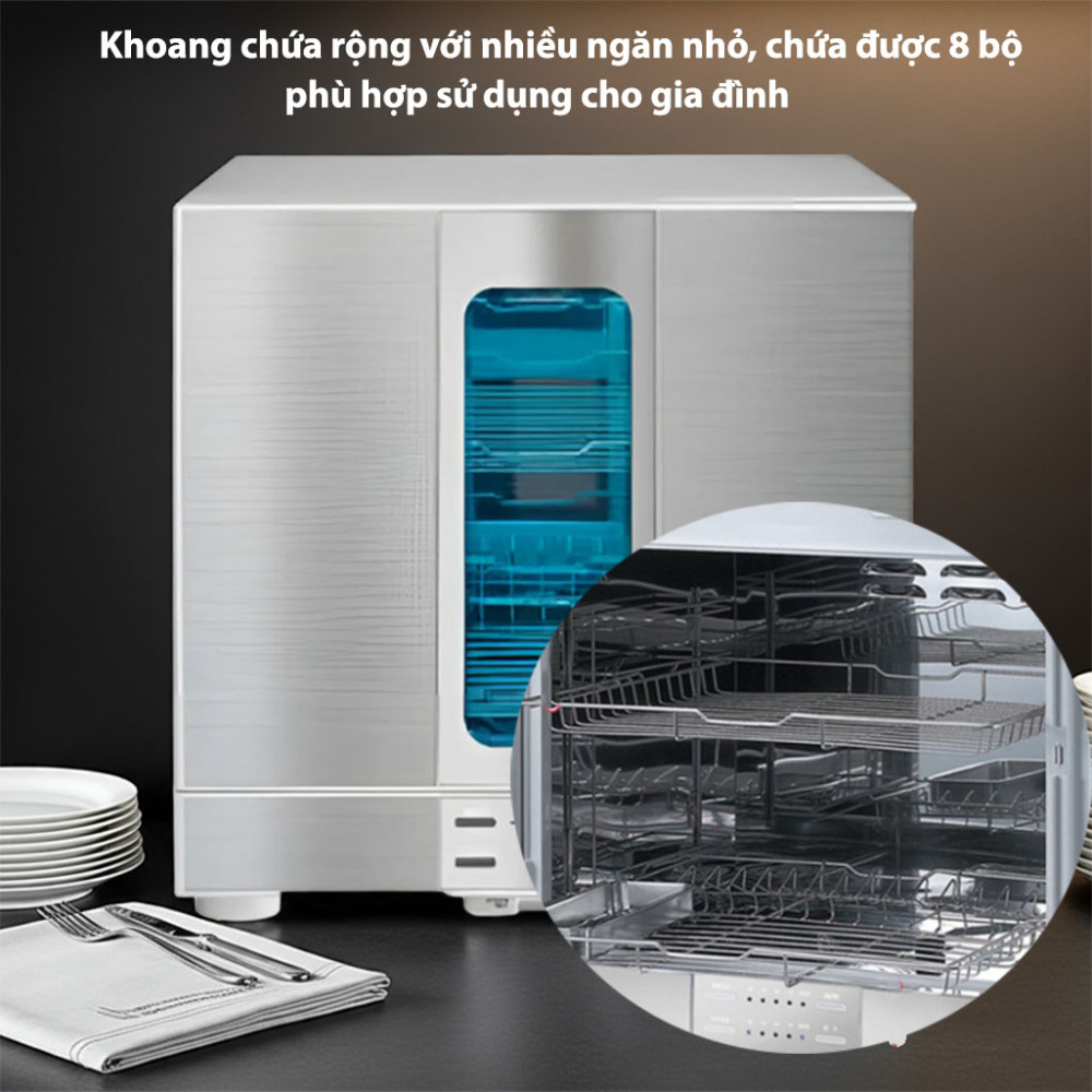 Máy sấy tiệt trùng bát đũa Hanil Hud-8200 - Hàng chính hãng