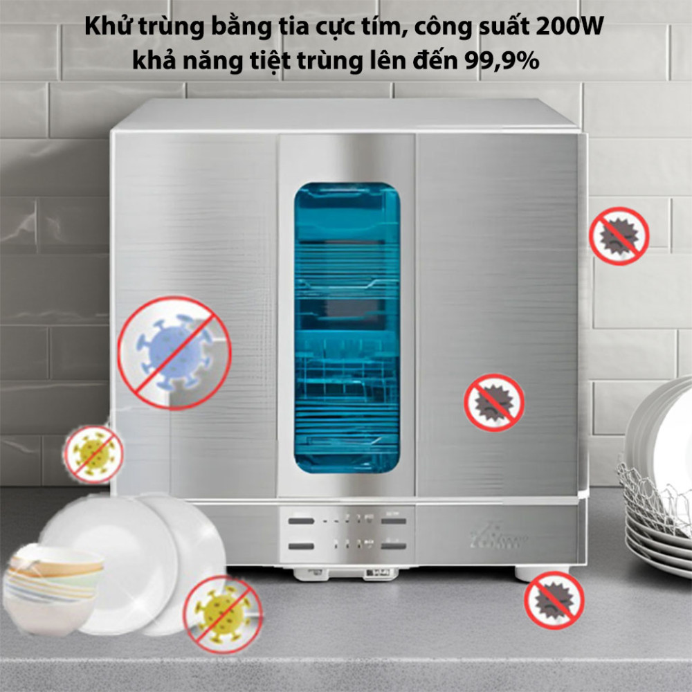 Máy sấy tiệt trùng bát đũa Hanil Hud-8200 - Hàng chính hãng