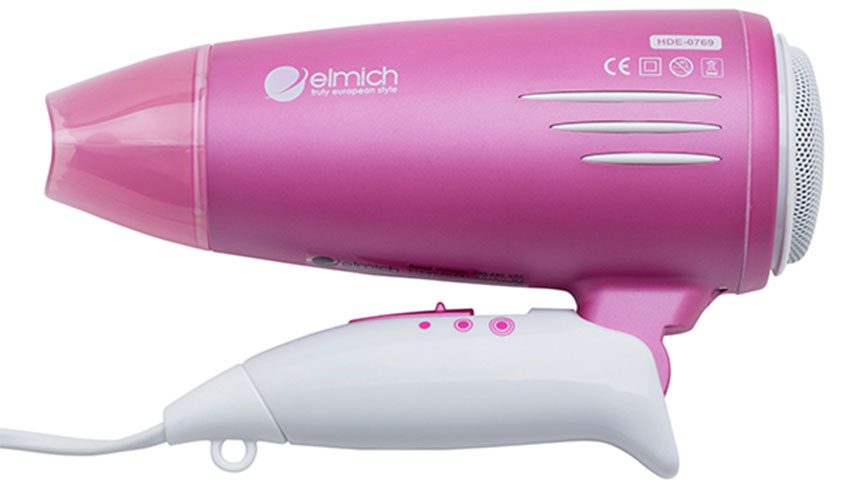Máy sấy tóc Elmich HDE-0769 với tay cầm có thể gấp gọn