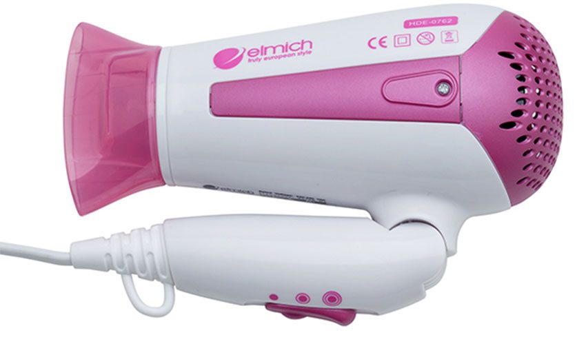 Máy sấy tóc Elmich HDE-0762 với tay cầm gấp gọn