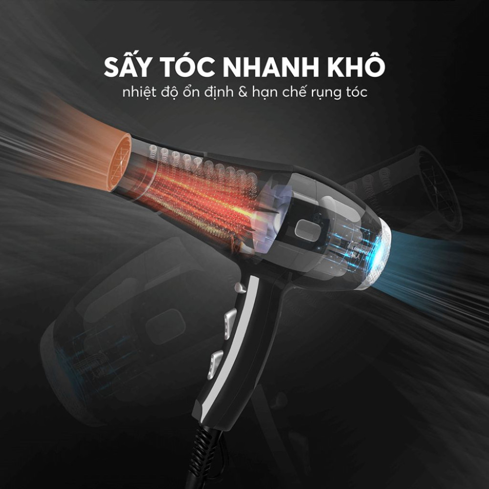 Máy sấy tóc Elmich HDE-1822 - Hàng chính hãng