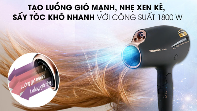 Máy sấy tóc Panasonic EH-NA98-K645 - Hàng chính hãng