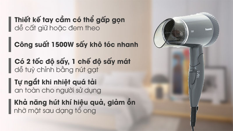 Máy sấy tóc Panasonic EH-ND57-H645 - Hàng chính hãng