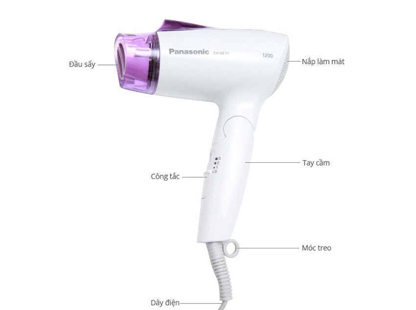 Cấu trúc của máy sấy tóc Panasonic EH-NE42-N645