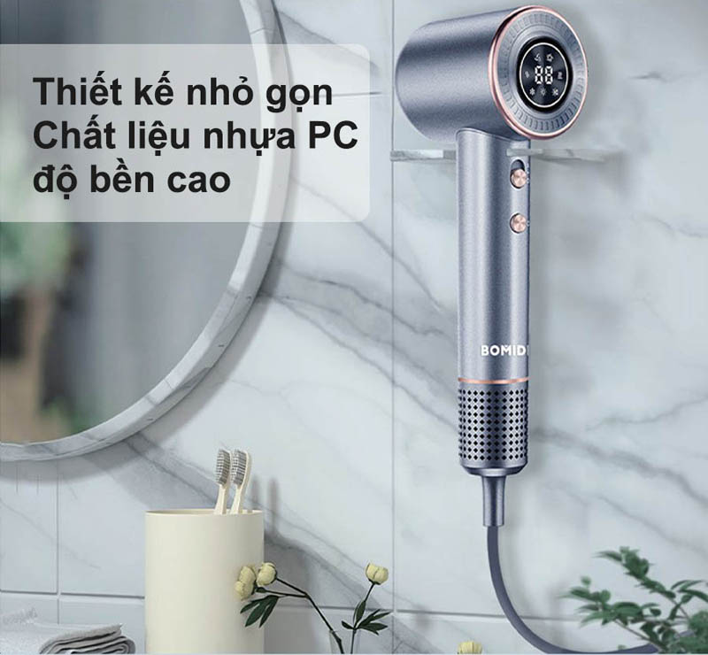 Máy sấy tóc ion âm Bomidi HD02 - Hàng chính hãng